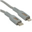 Кабель DEXP Lightning 8-pin - USB Type-C серый [USB 2.0, форма - круглая, оплетка - нейлоновая, 3 А, 27 Вт, металлический корпус разъемов, 1 шт]