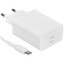Сетевое зарядное устройство Borofone BA21A Pro белый [мощность - 20 Вт, 3 А, до 12 В, USB Type-C, PD, PPS]