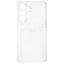 Накладка  Aceline Pocket для Samsung Galaxy S26+ прозрачный [ТПУ, карман для карт]