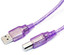 Кабель Noname USB Type-B 4-pin - USB Type-A фиолетовый [USB 2.0, форма - круглая, 1 шт]