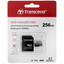 Карта памяти Transcend 340S microSDXC 256 ГБ [TS256GUSD340S] [A2, Class 10, UHS Class 3, Video Class 30, запись - 125 Мбайт/сек, чтение - 160 Мбайт/сек]