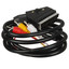 Кабель однонаправленный Aceline SCART - 3RCA, 1.5 м [вилка - вилка, длина - 1.5 м, 768х576, 60 Гц]