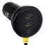 Автомобильное ЗУ Baseus Circular черный [мощность - 60 Вт, 3.4 А, до 12 В, Lightning 8-pin, USB Type-C, FCP, PD 2.0, PD 3.0, QC 2.0]