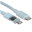Кабель Baseus USB Type-C - USB Type-C голубой [форма - круглая, оплетка - нейлоновая, 5 А, 100 Вт, 1 шт]