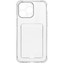Накладка  Aceline Pocket для Apple iPhone 15 Pro Max прозрачный [ТПУ, карман для карт]