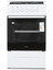 Комбинированная плита DARINA F KM341 323 W белый [конфорок газовых - 3 шт, электрических - 1 шт, духовка - 50 л, покрытие - эмалированная сталь, электроподжиг]