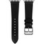 Ремешок Aceline для Apple Watch 38/ 40/ 41mm черный [классический, застежка - классическая, искусственная кожа, 1 шт]