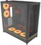 Корпус MONTECH HS01 PRO [HS01 PRO (B)] черный [Mid-Tower, Micro-ATX, Mini-ITX, Standard-ATX, USB 3.2 Gen 1 Type-A, USB 3.2 Gen 1 Type-C, ARGB вентиляторы, 5 x 120 мм]