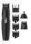 Триммер Wahl Groomsman all-in-one черный/серебристый [длина стрижки до 12 мм, установок длины - 8, насадок и головок - 7 шт, питание - от аккумулятора/от сети]