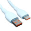 Кабель Baseus USB Type-C - USB Type-A голубой [USB 2.0, форма - круглая, оплетка - TPE, 6 А, 100 Вт, 1 шт]