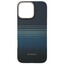 Накладка  Pitaka Tactile Woven Case для Apple iPhone 16 Pro Max синий/голубой [алюминий, кевлар, стилизация - абстракция]