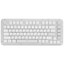 Клавиатура  беспроводная Logitech Alto Keys K75M цвет белый [механическая, Marble Switches, клавиш - 82, Bluetooth, радиоканал]