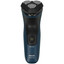 Электробритва Philips S1121/41 [синий/черный, роторная, бритье: влажное/сухое, головок - 3, питание - от аккумулятора]