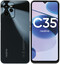 6.6" Смартфон realme C35 128 ГБ черный [ядер - 8x(2 ГГц), 4 ГБ, 2 SIM, IPS, 2408x1080, камера 50+2+0.3 Мп, NFC, 4G, GPS, FM, 5000 мА*ч]