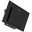 Вытяжка наклонная Akpo WK-4 Nero eco черный/черный [стекло, 740 м³/ч, 115 Вт, режимы - отвод/циркуляция, ширина - 60 см]
