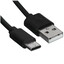 Кабель Aceline USB Type-C - USB Type-A черный [USB 2.0, форма - круглая, оплетка - ПВХ, 2.1 А, 1 шт]
