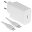 Сетевое зарядное устройство Borofone BAS75A белый [мощность - 30 Вт, 3 А, до 12 В, Lightning 8-pin, PD 3.0, PPS]