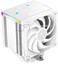 Кулер для процессора DEEPCOOL AK500 DIGITAL PRO WH [R-AK500-WHAPMN-G] белый [вентилятор - 120 x 120 мм, до 1750 об/мин, основание - медь, теплотрубки - 5 x 6 мм, 25 дБ, 4 pin, 240 Вт, подсветка - ARGB]