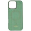 Накладка  Pitaka Ultra-Slim Case для Apple iPhone 16 Pro Max зеленый/голубой [алюминий, кевлар, стилизация - рельеф]