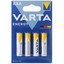 Батарейка Varta Energy AAA (LR03/FR03) [щелочная (LR), 1.5 В, 4 шт]