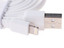 Кабель DEXP Lightning 8-pin - USB Type-A белый 1 м [форма - плоская, оплетка - ПВХ, 2.1 А, 1 шт]