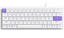 Клавиатура  проводная AJAZZ NKL61 цвет белый [механическая, Red, клавиш - 61, USB Type-A]