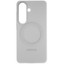 Накладка  Samsung Silicone Magnet Case для Samsung Galaxy S26 серый [микрофибра, ПК, ТПУ]