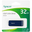 Память USB Flash 32 ГБ Apacer AH334 [AP32GAH334U-1] [USB 2.0/USB Type-A, выдвижной (слайдер), пластик]