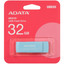 Память USB Flash 32 ГБ A-Data UC310 [UC310-32G-RBU] [USB 3.2 Gen 1/USB Type-A, до 100 Мбайт/сек, поворотный (флип), пластик]