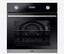 Электрический духовой шкаф Haier HOD-P08TGBX черный [70 л, независимый, до 250 °C, дисплей, гриль, конвекция, класс - A+]