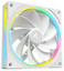 Реверсный вентилятор DEEPCOOL FL12R SE [R-FL12RSE-WHAPN1-G] белый [120 x 120 мм, 4 pin, 400 об/мин - 1500 об/мин,  - 25.79 дБ, в комплекте - 1]