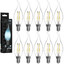 Комплект филаментных ламп Gauss Black Filament 104801213 [E14, 13 Вт, 1150 лм, 4100 K, 150-265 В / 50-60 Гц, в комплекте: 10 шт]