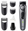 Триммер Braun BT7420 серебристый/черный [длина стрижки до 20 мм, установок длины - 39, насадок - 3 шт, питание - от аккумулятора]