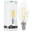 Лампа филаментная Gauss Filament Elementary Свеча 10W 670lm 4100К Е14 LED 1/10/100 [E14, 10 Вт, 670 лм, 4100 K, 190-240 В]