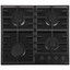 Газовая варочная поверхность Gorenje GT641BHF [конфорок - 4 шт, решетки - чугун, панель - закаленное стекло, электроподжиг, газ-контроль, черный]