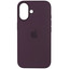 Накладка  Apple Silicone Case для Apple iPhone 16 фиолетовый [микрофибра, ТПУ]