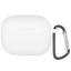 Чехол Borasco для Honor Choice Earbuds X5 Lite, белый [металл, силикон, застежка - карабин]