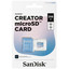 Карта памяти Sandisk Creator microSDXC 256 ГБ [SDSQXAV-256G-IN6MS] [A2, UHS Class 3, Video Class 30, запись - 130 Мбайт/сек, чтение - 190 Мбайт/сек]