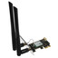 Wi-Fi адаптер + Bluetooth Cudy WE3000 [PCI-E, 4 (802.11n), 5 (802.11ac), 6 (802.11ax), 5378 Мбит/с, 2.4 ГГц, 5 ГГц, антенна - внешняя]