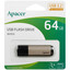 Память USB Flash 64 ГБ Apacer AH353 [AP64GAH353C-1] [USB 3.2 Gen 1/USB Type-A, монолит с колпачком, металл]