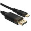 Кабель однонаправленный KEYRON DisplayPort - USB Type-C, 1.8 м [вилка - вилка, длина - 1.8 м, 3840x2160, 60 Гц]