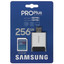 Карта памяти Samsung PRO Plus SDXC 256 ГБ [MB-SD256SB/WW] [UHS Class 3, Video Class 30, запись - 130 Мбайт/сек, чтение - 180 Мбайт/сек]