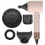 Фен SenCiciMen Super hair dryer HD-08 розовый/золотистый [компактный, 1600 Вт, подача холодного воздуха, генератор ионов, шнур - 3 м]