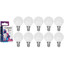 Комплект светодиодных ламп Космос LED8.5wGL45E1465_10 [E14, 8.5 Вт, 720 лм, 6500 K, 174-265 В / 50 Гц, в комплекте: 10 шт]