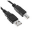 Кабель DEXP USB Type-B 4-pin - USB Type-A черный 3 м [USB 2.0, форма - круглая, 1 шт]