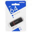 Память USB Flash 64 ГБ Smartbuy Crown Series [SB64GBCRW-K] [USB 2.0/USB Type-A, до 25 Мбайт/сек, монолит с колпачком, пластик]