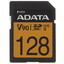 Карта памяти ADATA Premier One SDXC 128 ГБ [ASDX128GUII3CL10-C] [Class 10, UHS Class 3, Video Class 90, запись - 260 Мбайт/сек, чтение - 290 Мбайт/сек]