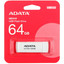 Память USB Flash 64 ГБ A-Data UC310 [UC310-64G-RWH] [USB 3.2 Gen 1/USB Type-A, до 100 Мбайт/сек, поворотный (флип), пластик]