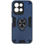 Накладка  BoraSCO Anti-Shok Case для Xiaomi REDMI 17/ 17 5G синий [металл, ПК, ТПУ, кольцо, подставка, противоударный]