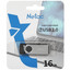Память USB Flash 16 ГБ Netac U505 [NT03U505N-016G-20BK] [USB 2.0/USB Type-A, до 110 Мбайт/сек, поворотный (флип), металл, пластик]